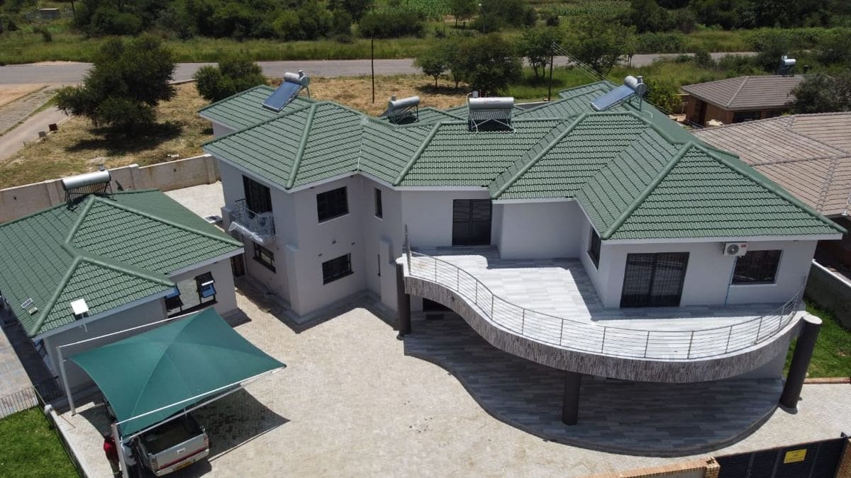 Completed double storey home built by Yusafe